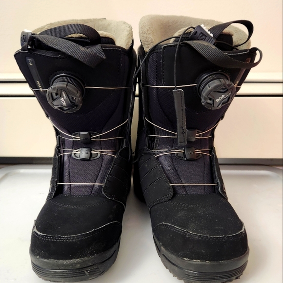 Salomon Pearl Boa Snowboard Boots Size 6.5 - Picture 2 of 6